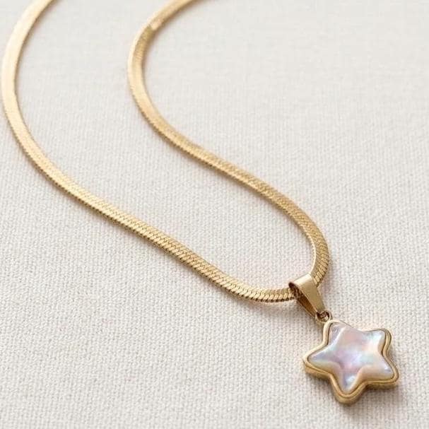 Gold Celestial Star Layering Necklace