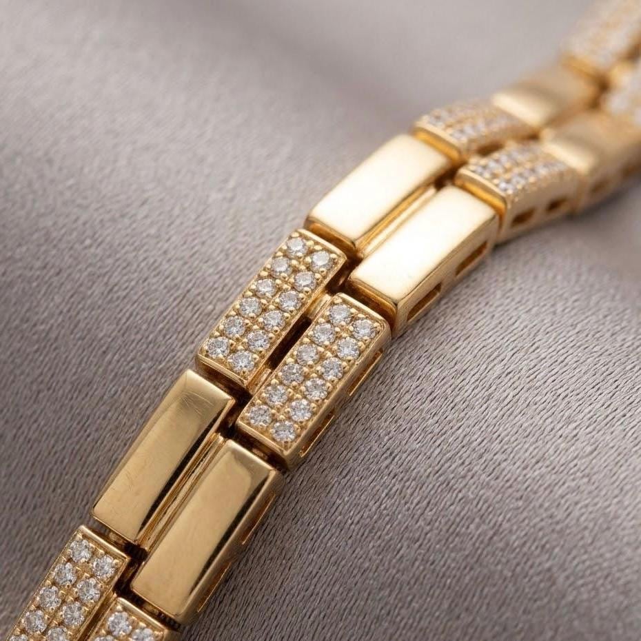 Gold Tennis Bracelet, Cubic Zirconia, 14K Gold Plated, Minimalist Jewelry